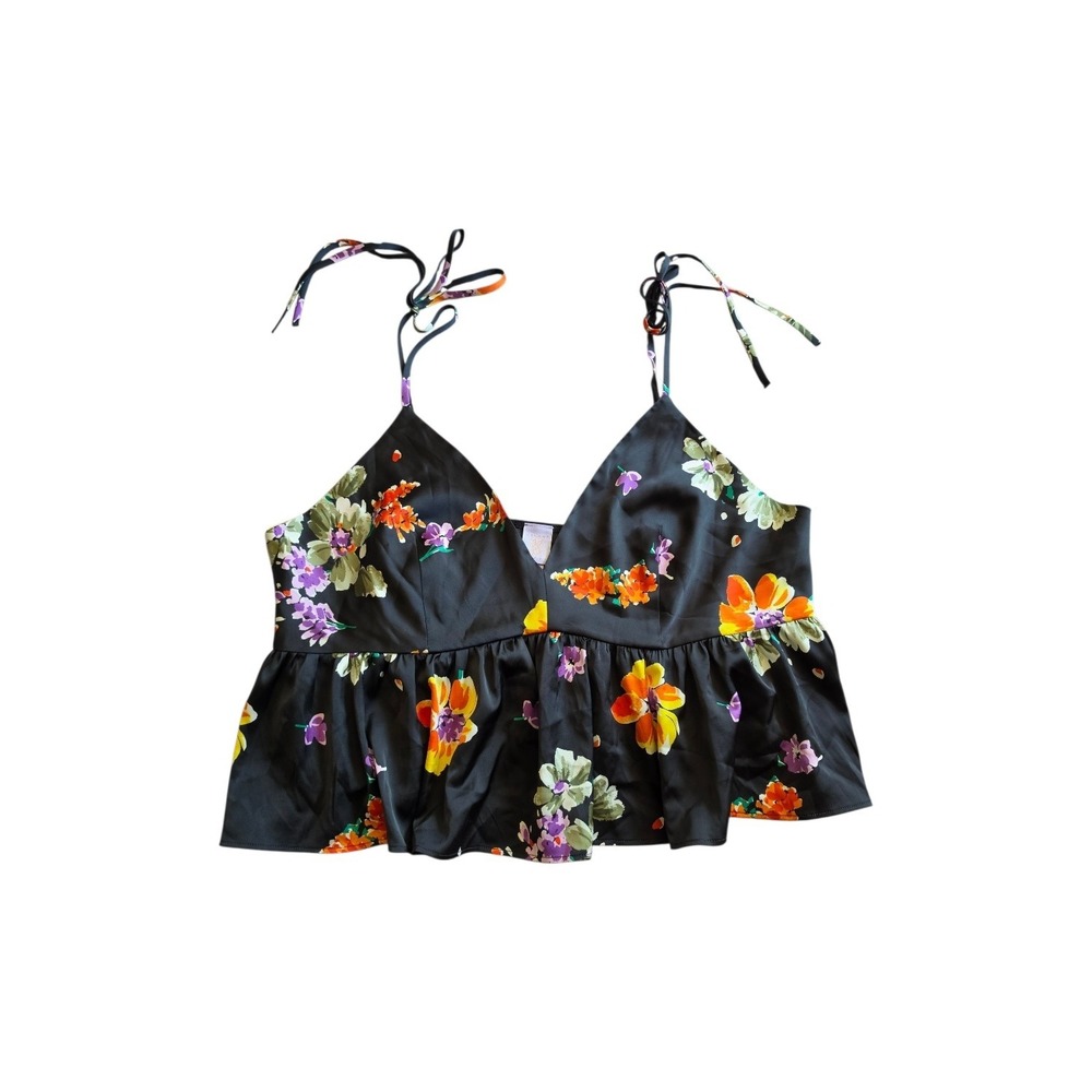 SAVAGE×FENTY NWT Floral Airie Flowy Fairy Touche Whimsical Top sz XL